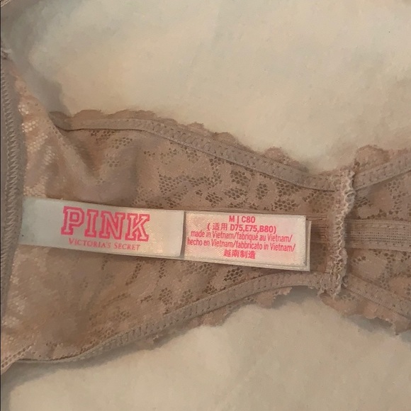 Pink Light Pink/Nude Bralette - Picture 2 of 3